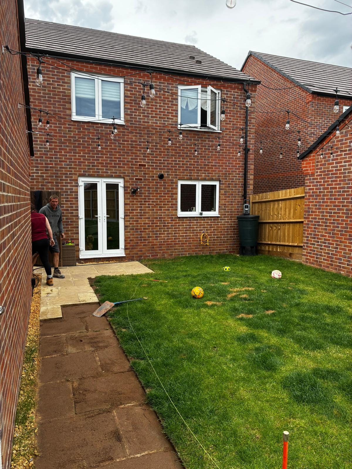 The finished garden by RM Property Renovations Ltd